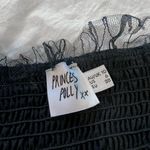 Princess Polly  smocked dress with mesh lace sleeves Photo 3