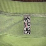 Free People revolve neon green cozy girl bodysuit NWOT fall casual ribbed Photo 6