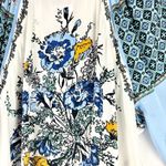 Free People Positano Print Blouse Size Small NWT Ivory Combo Floral Paisley Photo 8