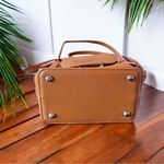 Lulus NWT Convertible Mini Backpack Purse – Tan Brown Faux Leather Photo 15