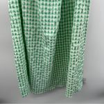 ASOS Design Shirred Mixed Multicolor Gingham Print Long Sleeve Midi Dress Sz 6 Photo 2