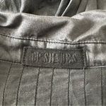 CP Shades Womens Size XS Black Cotton Silk Pin Tuck Front Back Button Down Shirt Photo 4