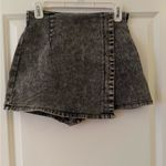 Flying Tomato Black Denim Skort Photo 1