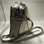 Fossil A Rare Vintage Soft Leather  Campbell Gray Crossbody Handbag Photo 1