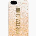 Kate Spade NIB Pink Glittery Phone Case Photo 0