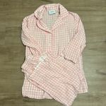 Sleeper Pink Vichy Party Pajama Set Size M Photo 3