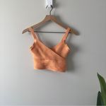 Princess Polly  Sunset Tank Orange Ribbed Crop Top Cropped Knit Sleeveless Summer Photo 1