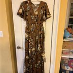 Baltic Born  Chocolate Floral Maxi Dress Photo 7