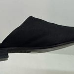 Eileen Fisher black Scan Nappa Leather Mule slip on minimalist neutral size 7 Photo 6