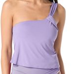 Vince Camuto NWT $90 Women's One-Shoulder Tankini Top S Photo 0