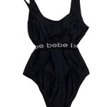 Bebe NWT One Piece Swim Bathing Suit With Round Belt Photo 2