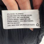 A New Day  XL Top Tie Front Black Ribbed Knit Full Button Long Sleeve V-Neck NEW Photo 7