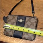 Coach  Tan and Black Wristlet with Gold Accents Photo 4