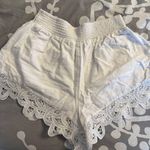 American Eagle White Flowy Shorts Photo 1