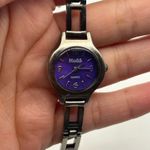 Mudd  Metallic Gray Stainless Steel Women’s Watch Working New Battery Photo 6