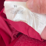 Vintage Bleyle size 14 wool dusty rose open blazer jacket . Red Photo 4