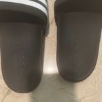 Adidas New Black and White Slide Sandals Photo 2