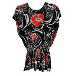 Shui Si Qing Black Red White Short Sleeve Top XL Photo 1