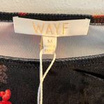 WAYF Dress Clique Ruched Long Sleeve Velvet Minidress in Red Roses Sz M NWT Photo 6