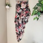 MISA Los Angeles MISA Set Franka Ruffle Asymmetrical Slit Skirt + Top in Flora Tropical Mix XS Photo 6