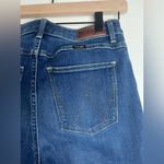 Wrangler High Rise Kick Flare Jeans Size 2 Raw Hem Stretch boho western Photo 5