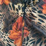 Unique Vintage Vintage Floral and Animal Print Blouse Photo 4