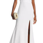 AQUA Scuba Strapless Bow Front Gown Size 10 Photo 0