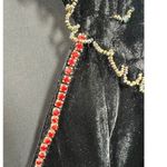 Ecote NWT ‎ Jasmina Velvet Embellished Mini Shift Dress Black M Photo 10