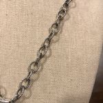 Sterling Silver Smokey Quartz Diamond Cut Open Link  Chain Photo 3