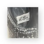 La Regale Vintage 50’s:  LTD ♕ Silk Beaded Convertible Clutch Evening Bag ♕ Black Photo 11