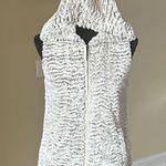 Altar'd State Plush Faux Fur Hooded Vest – Soft Cream Zip Front, Cozy Chic Layering Piece Photo 0