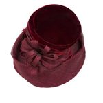 Peter Bettley New! Red straw fascinator dress hat Photo 1