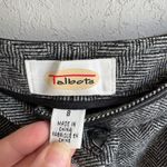 Talbots Dark Gray Herringbone Wool Trouser Pants Womens 8 Careerwear Academia Photo 4