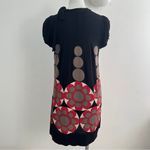ZARA floral polka dots vintage style tunic dress Black and Red Floral LARGE NEW Photo 7