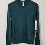 Lululemon Swiftly Relaxed Long-Sleeve Shirt Hip Length / Storm Teal / Size 2 Photo 1