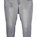 Cato  Plus Size‎ 18W Jeans Gray Skinny Mid Rise Stretch Womens Denim Slim Leg 441 Photo 0
