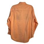 Vintage Halloween Embroidered Button Up Black Cat Pumpkin Moon Spooky‎ Sz Medium Orange Photo 1