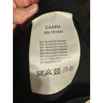 CAARA Black Ribbed Knit Bell Sleeve Sweater Slightly Cropped Top Size S Photo 6