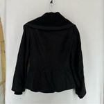 ZARA  Basic Peacoat Button Wool Blend Womans Small Black Photo 7