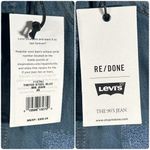 RE/DONE Levi’s Women's The 90’s Jean Relaxed High Rise Tinted Steel Blue Size 25 Photo 7