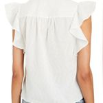 Intermix  Florance Flutter Sleeve Blouse‎ NEW With Tags - Size S. Photo 13