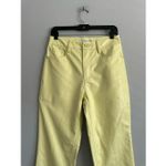 Good American  Better Than Leather Good Icon Key Lime Textured Faux Leather Pants Photo 9