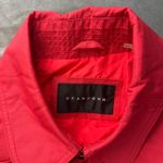 Sean John NWT  Women's Size M Red Button-Up Double Breasted Coat Bomber Jacket Photo 2