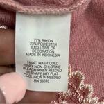 EXPRESS  S Vintage Y2K 90’s 2000’s Pink Lace Trim Velvet Camisole Tank Top Photo 2