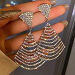 Women's Silver Plated Fan Photo 3