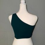 Set Active Ribbed One Shoulder Bra in Mojito Size Medium Photo 1