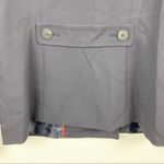 Liz Claiborne Navy Blue Double Breasted Lined Pea Coat, Size Medium Photo 8