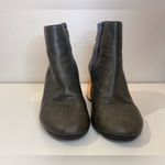 MM6 Maison Martin Margiela Women’s Gray Ankle Block Gold Heel Boots Size 6.5(37) Photo 8