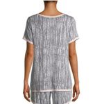 NWT Secret Treasures Essentials Women’s 3X Crew Neck Sleepwear Top Cozy PJs Gray Photo 2