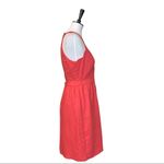 Market & Spruce NEW Halter Dress Linen Coral Linen Cotton Women's Size Medium Photo 2